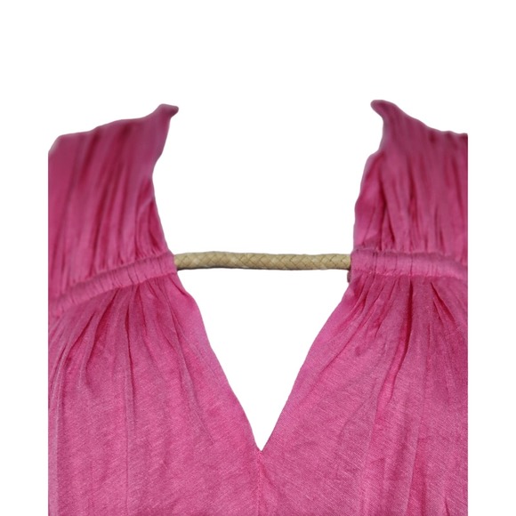 Yigal Azrael New York Pink Viscose Top Blouse 4 - Picture 2 of 4